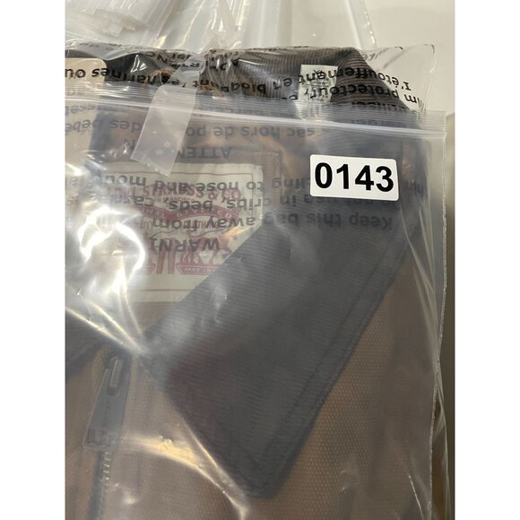 Levis XL Garment Washed Quilted Jacket With Corduroy Collar & Pockets Brown - Picture 13 of 16